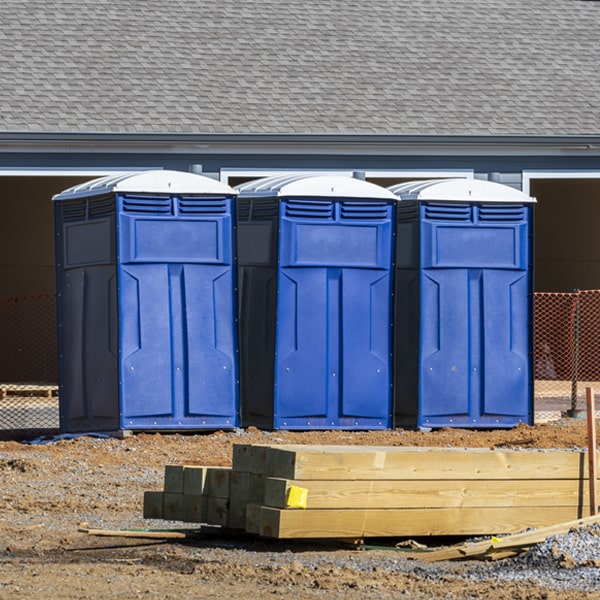 are there any restrictions on where i can place the portable toilets during my rental period in New Freeport Pennsylvania